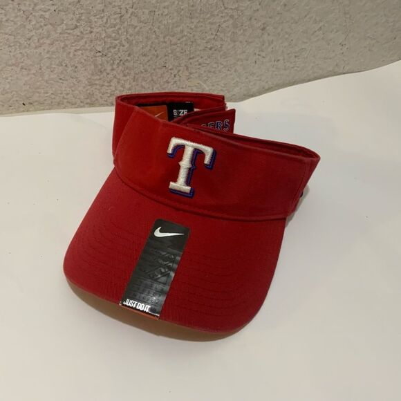 New Nike MLB Texas Rangers Visor Cap Hat - Picture 1 of 4